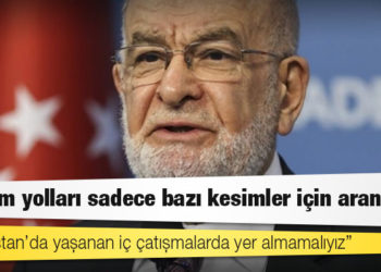 Karamollaoğlu: Şahıslar mı masumiyete karar verecek, mahkemeler mi?