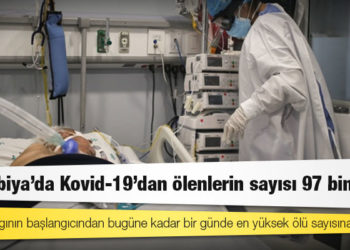 Kolombiya'da Kovid-19'dan ölenlerin sayısı 97 bini aştı