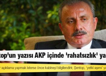 Kulis | Şentop'un yazısı AKP içinde 'rahatsızlık' yarattı