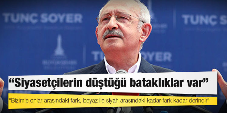 Kılıçdaroğlu: Siyasetçilerin düştüğü bataklıklar var