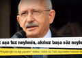 Kılıçdaroğlu'ndan A Haber'e: Akıllarınca “Kılıçdaroğlu’na algı yapalım” derken, bütün Ak Parti seçmenine hakaret etmişler