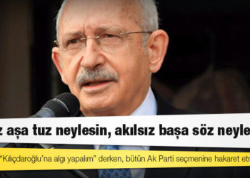 Kılıçdaroğlu'ndan A Haber'e: Akıllarınca “Kılıçdaroğlu’na algı yapalım” derken, bütün Ak Parti seçmenine hakaret etmişler