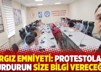 Kırgız Emniyeti: Protestoları durdurun size bilgi vereceğiz