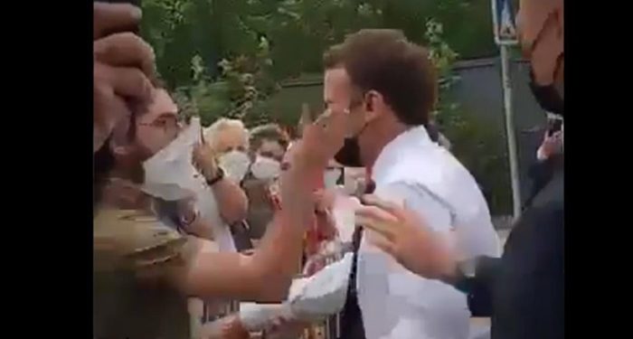 Macron’a tokat atan kişiye hapis cezası ve 5 yıllık men cezası