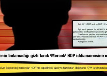 Mahkemenin bulamadığı gizli tanık ‘Mercek’ HDP iddianamesine eklendi