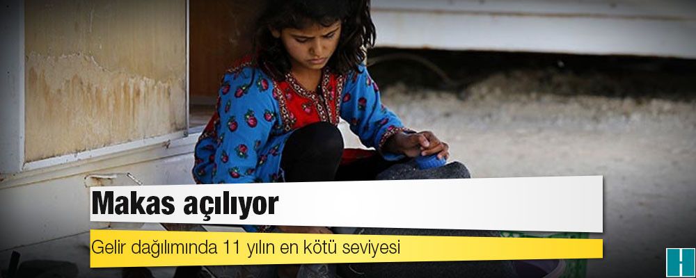 Makas açılıyor: Gelir dağılımında 11 yılın en kötü seviyesi