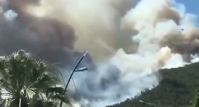 Marmaris’te orman yangını: 1 ölü