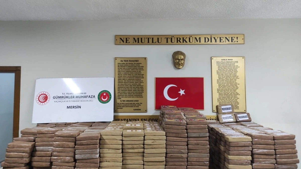 Mersin Limanı'nda 1 Ton Kokain Ele Geçirildi