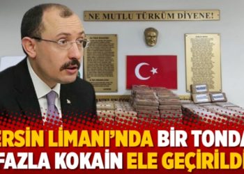 Mersin Limanı'nda bir tondan fazla kokain ele ge&ccedil;irildi