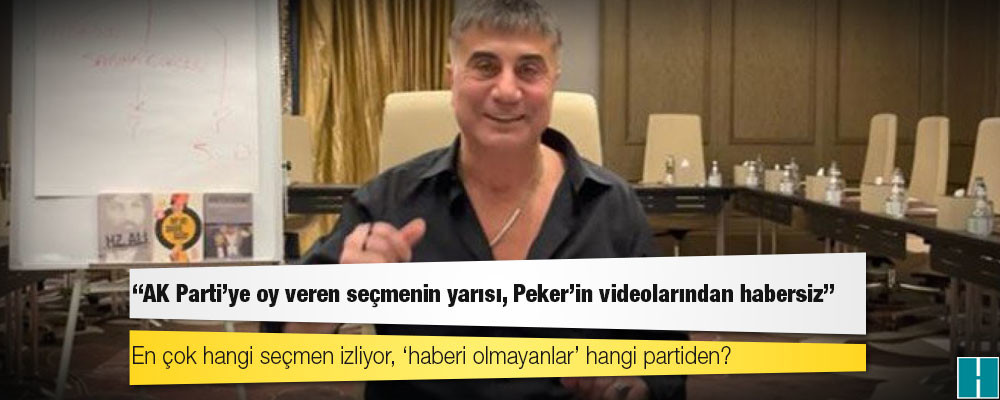 Metropoll: AK Parti’ye oy veren seçmenin yarısı, Peker’in videolarından habersiz