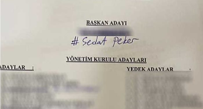 Muğla Barosu seçiminde Sedat Peker’e 7 oy çıktı