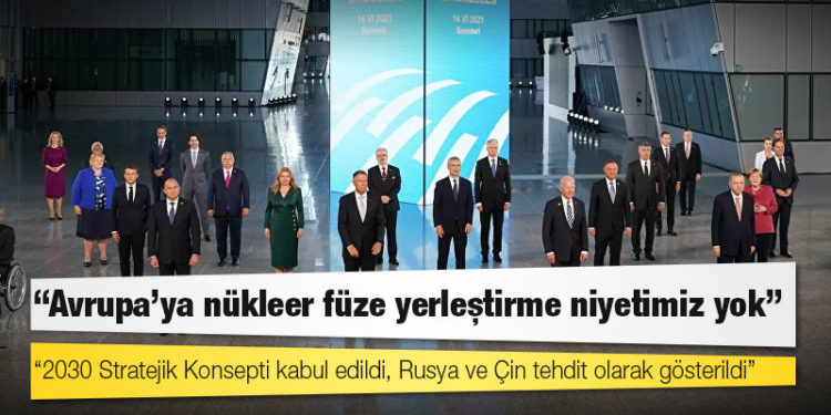 NATO liderlerinden ortak açıklama: Avrupa'ya nükleer füze yerleştirme niyetimiz yok, ancak Rusya'nın büyüyen cephaneliğine karşılık verilecek