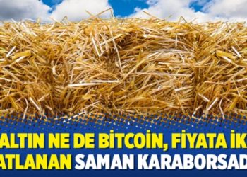 Ne altın ne de Bitcoin, fiyata ikiye katlanan saman karaborsada