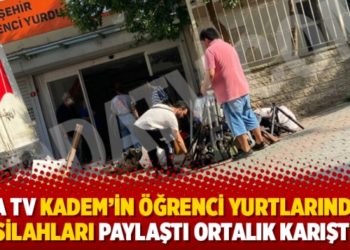 Oda Tv KADEM&rsquo;in &ouml;ğrenci yurtlarındaki silahları paylaştı ortalık karıştı