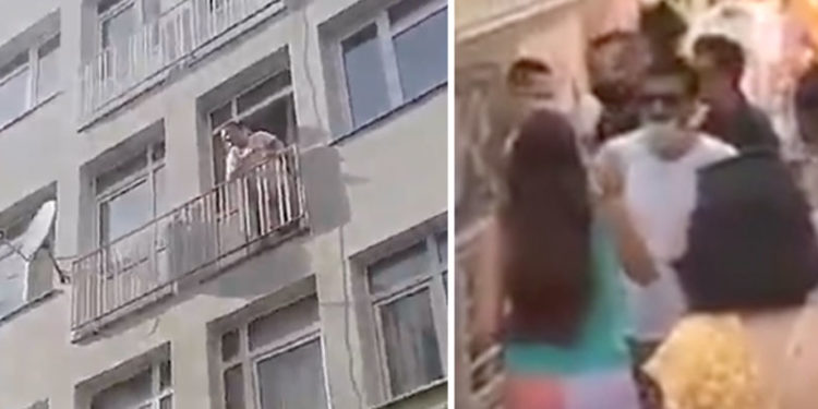 Onur Yürüyüşü'nde polisin attığı ses bombasına "Çocuk uyuyor" diye tepki gösteren vatandaş, evinden gözaltına alındı!