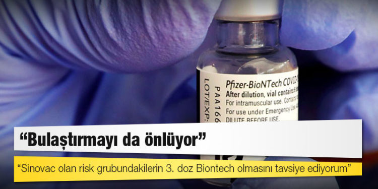 Prof. Dr. Derya Unutmaz: Sinovac olan risk grubundakilerin 3. doz Biontech olmasını tavsiye ediyorum