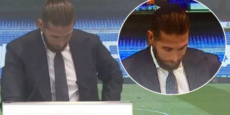 Real Madrid'e veda eden Sergio Ramos, gözyaşlarını tutamadı