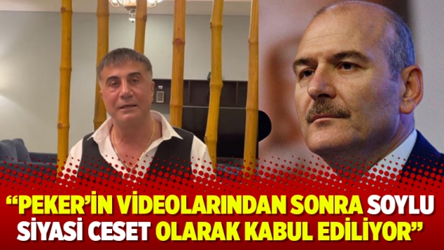 Rus haber ajansı: Peker’in videolarından sonra Soylu siyasi ceset olarak kabul ediliyor