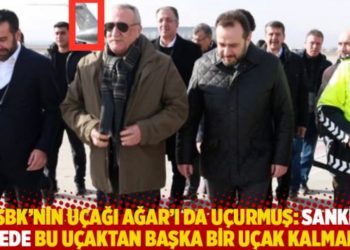 SBK&rsquo;nin u&ccedil;ağı Ağar'ı da u&ccedil;urmuş: Sanki &uuml;lkede bu u&ccedil;aktan başka bir u&ccedil;ak kalmamış!