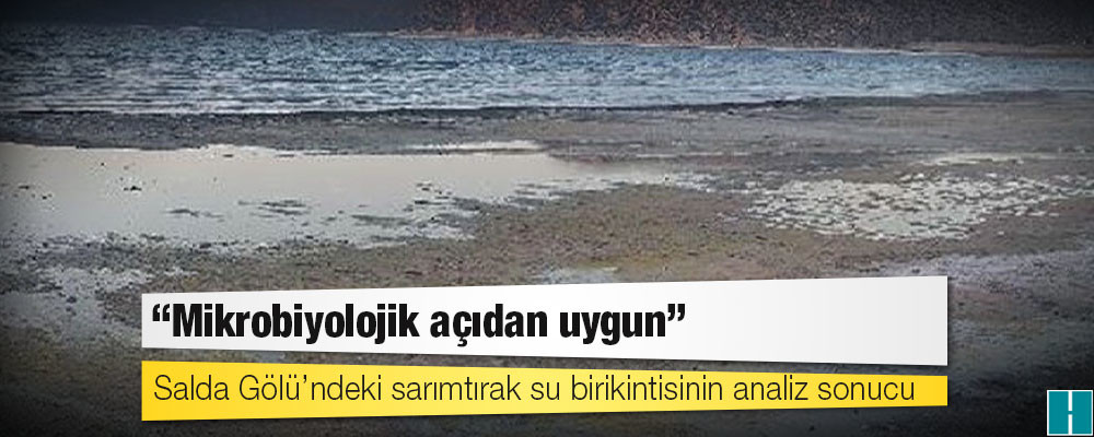 Salda Gölü’ndeki sarımtırak su birikintisinin analiz sonucu: Mikrobiyolojik açıdan uygun