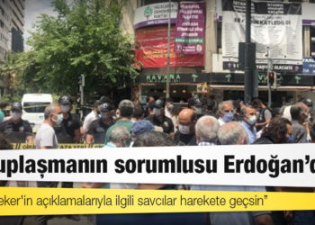 Saldırının ardından HDP İzmir İl Başkanlığı önünde toplanan partililer: Kutuplaşmanın sorumlusu Erdoğan'dır