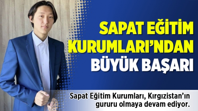 Sapat Eğitim Kurumları'ndan büyük başarı