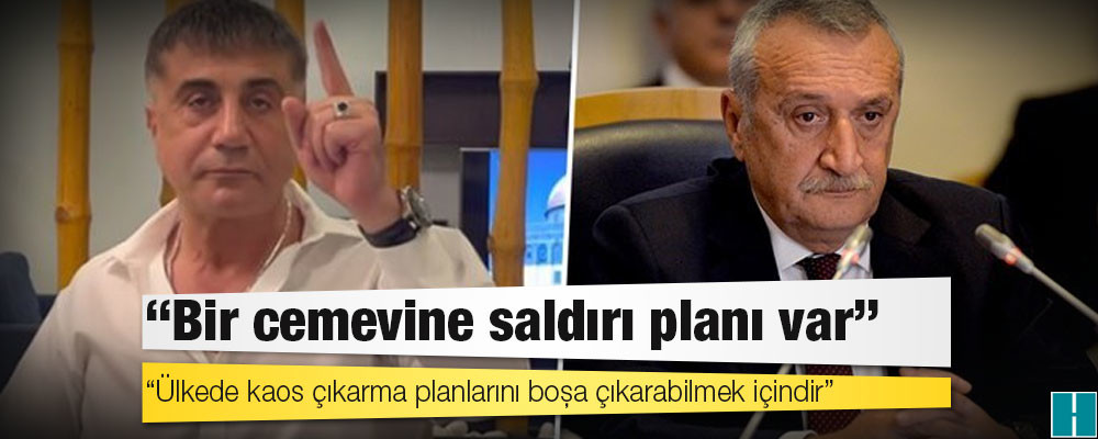 Sedat Peker: Bir cemevine saldırı planı var