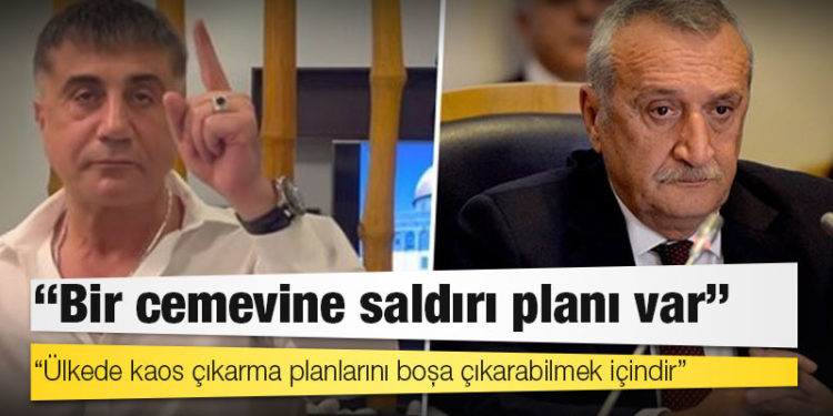 Sedat Peker: Bir cemevine saldırı planı var