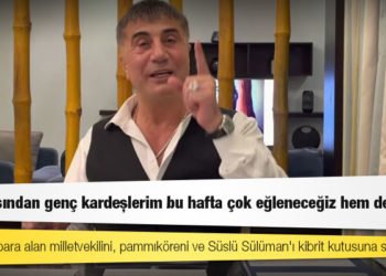 Sedat Peker: Bu pazar para alan milletvekilini, pammıköreni ve Süslü Sülüman'ı kibrit kutusuna sokacağım