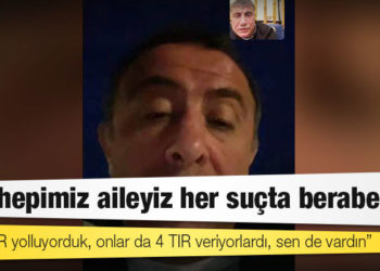 Sedat Peker, Erdoğan'ın yeğeninin eşi Serdar Ekşi ile yaptığı konuşmayı yayınladı: Biz 4 TIR yolluyorduk, onlar da 4 TIR veriyorlardı, sen de vardın