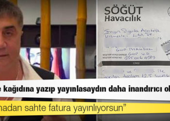Sedat Peker: Süslü Sülü, Sezgin Baran Korkmaz’ın akrabalarıyla görüştüm, utanmadan sahte fatura yayınlıyorsun