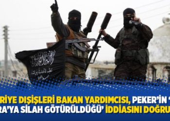 Suriye Dışişleri Bakan Yardımcısı, Peker&rsquo;in &lsquo;El Nusra&rsquo;ya silah g&ouml;t&uuml;r&uuml;ld&uuml;ğ&uuml;&rsquo; iddiasını doğruladı