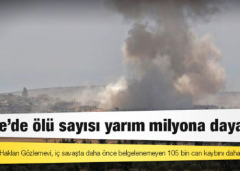 Suriye İnsan Hakları Gözlemevi: Suriye’de ölü sayısı yarım milyona dayandı