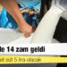 Süte yüzde 14 zam geldi
