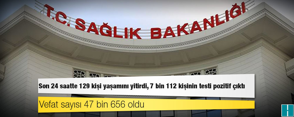 Türkiye'de Koronavirüs: Son 24 saatte 129 kişi yaşamını yitirdi, 7 bin 112 kişinin testi pozitif çıktı