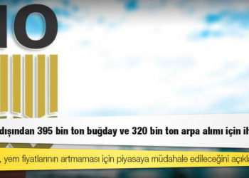 TMO, yurtdışından 395 bin ton buğday ve 320 bin ton arpa alımı için ihale açtı