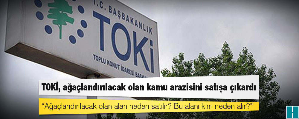 TOKİ, ağaçlandırılacak olan kamu arazisini satışa çıkardı