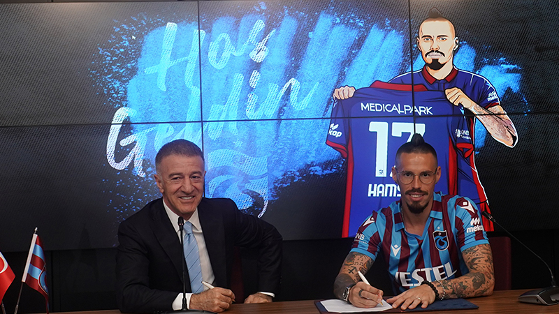 Trabzonspor'da Marek Hamsik imzayı attı