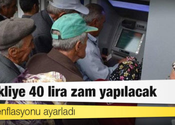 TÜİK enflasyonu ayarladı: Emekliye 40 lira zam yapılacak