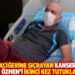 Tümör akciğerine sıçrayan kanser hastası Yusuf Özmen’i ikinci kez tutukladılar