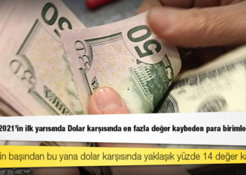 Türk Lirası 2021'in ilk yarısında Dolar karşısında en fazla değer kaybeden para birimleri arasında