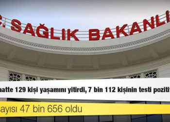 Türkiye'de Koronavirüs: Son 24 saatte 129 kişi yaşamını yitirdi, 7 bin 112 kişinin testi pozitif çıktı