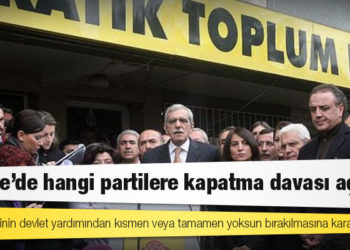 Türkiye’de hangi partilere kapatma davası açıldı?