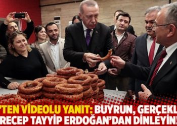 TİP'ten videolu yanıt: Buyrun, ger&ccedil;ekleri Recep Tayyip Erdoğan'dan dinleyin!
