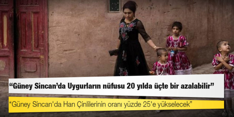 Uygur Türkleri: Çin'in doğum kontrol politikaları nedeniyle 'Güney Sincan'da Uygurların nüfusu 20 yılda üçte bir azalabilir'