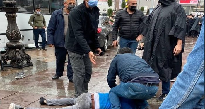 Veli Saçılık: Polis olmayan koluma kelepçe takmak istedi, kolumu uzatmadığım için tekmeledi