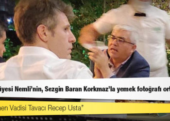 Yargıtay üyesi Nemli'nin, Sezgin Baran Korkmaz’la yemek fotoğrafı ortaya çıktı