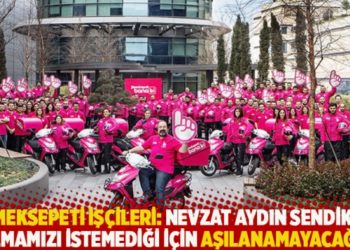 Yemeksepeti iş&ccedil;ileri: Nevzat Aydın sendikalı olmamızı istemediği i&ccedil;in aşılanamayacağız
