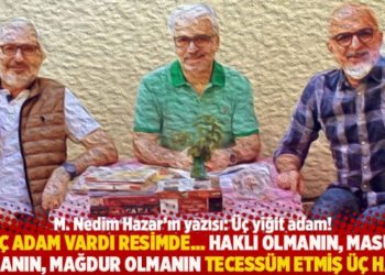 "&Uuml;&ccedil; adam vardı resimde&hellip; Haklı olmanın, masum olmanın, mağdur olmanın tecess&uuml;m etmiş &uuml;&ccedil; hali"