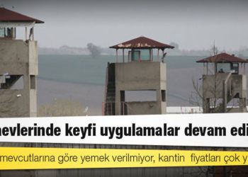İHD Mersin: Cezaevlerinde keyfi uygulamalar devam ediyor
